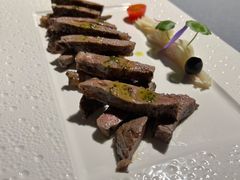 炭火香烤安格斯肉眼牛排-尚9·一滴水江景中餐厅