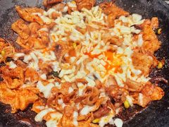 铁板章鱼五花肉-春熙台韩国料理·章鱼肥牛(西丽店)