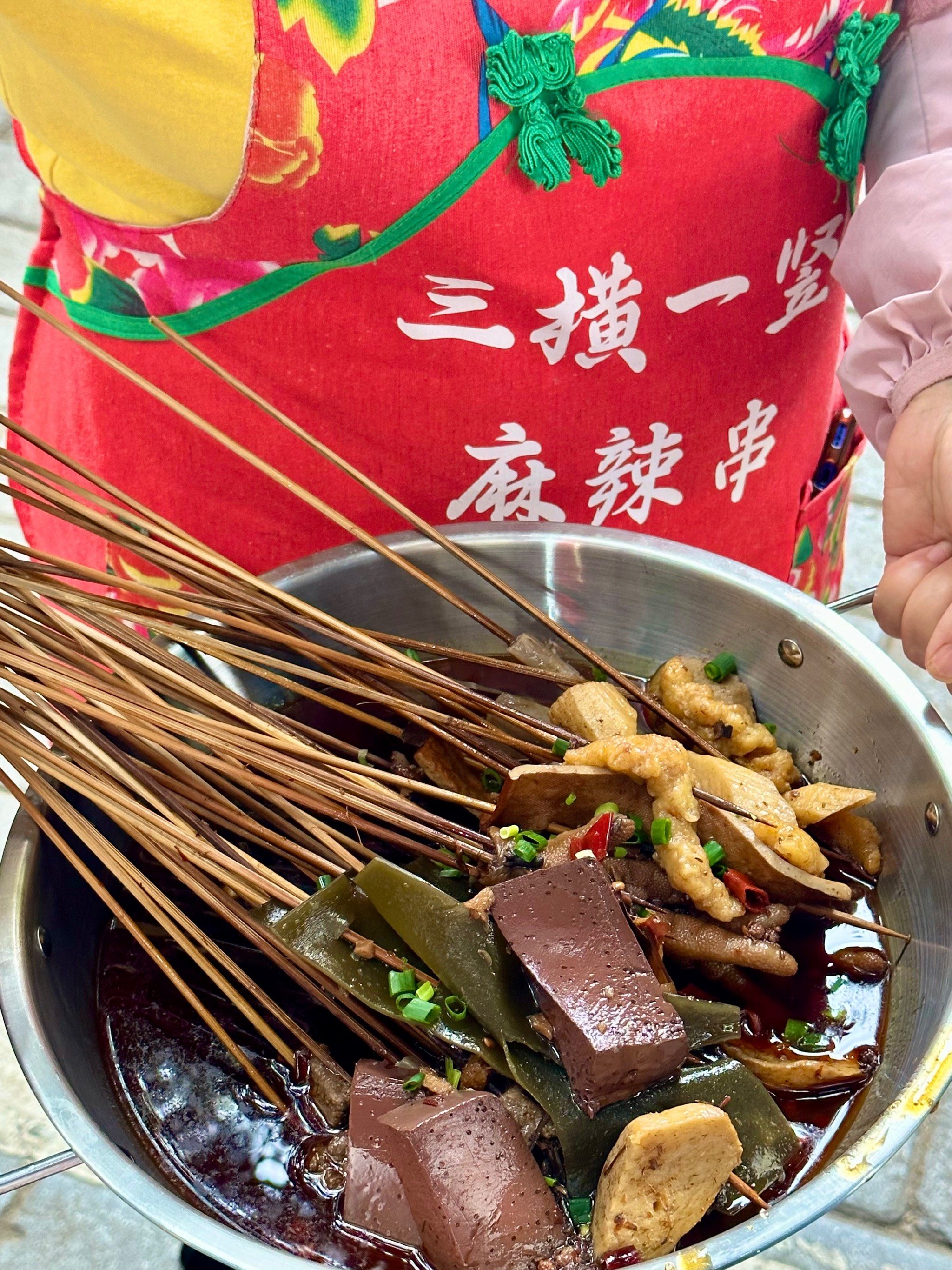在绵阳吃到了高性价比剑阁麻辣串