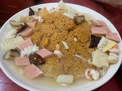 三鲜锅巴-北大地皖峰饭馆