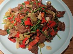 野山椒牛肉-八源地千岛湖土菜馆·有机鱼(塘苗路十九年店)