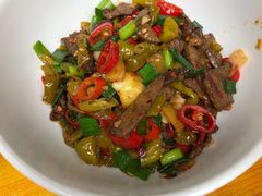 酸辣椒炒猪肝-建辉湖南土菜馆(南大街店)