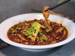 香辣馋嘴蛙-丁记盐蘸牛肉·新杭菜(河东路店)