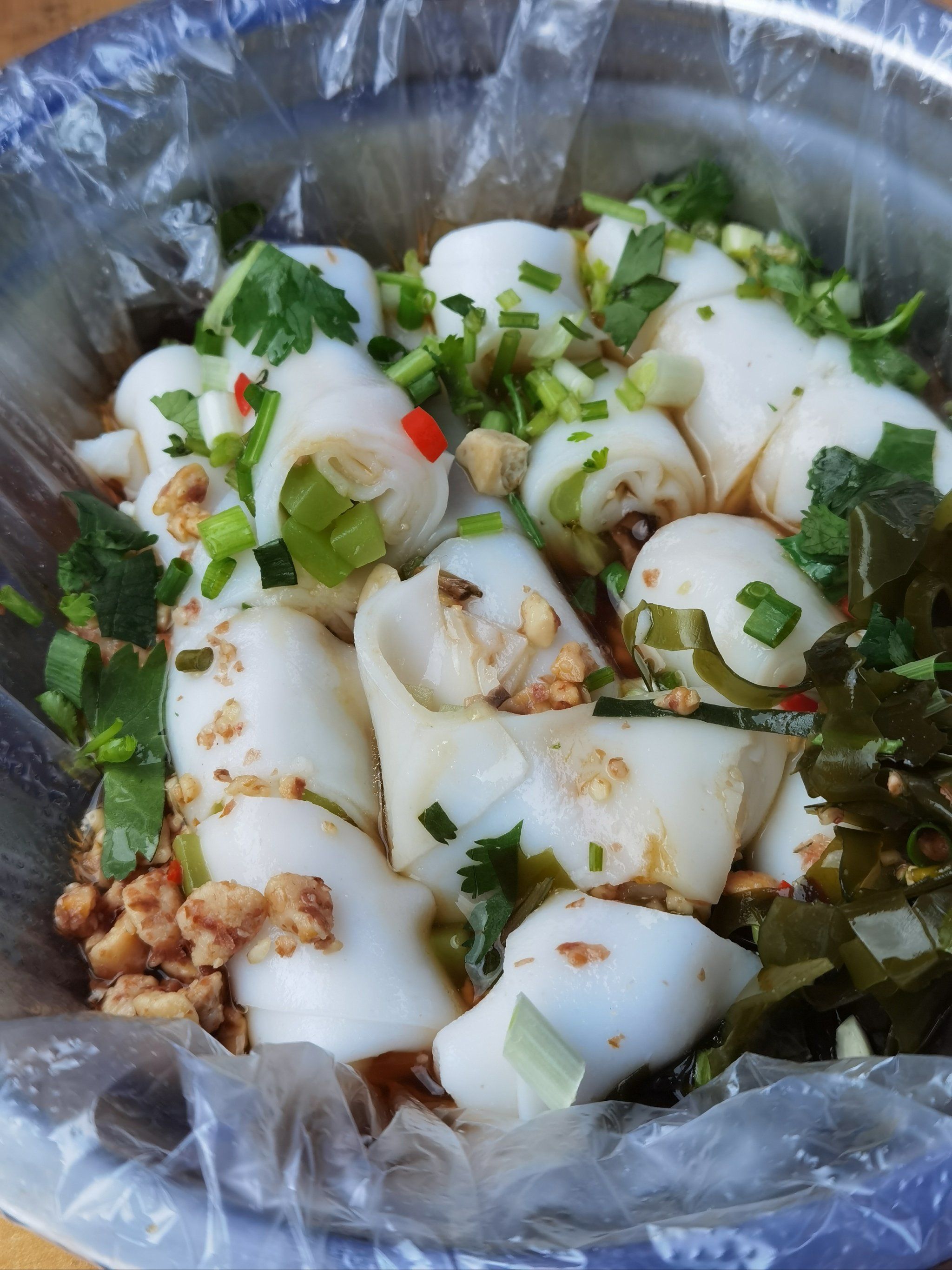 榕江卷粉,有几种分量可选,要了最便宜的5