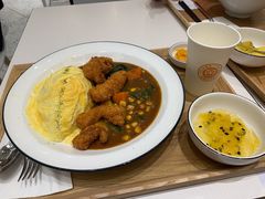 炸鸡块咖喱蛋包饭-池奈·咖喱蛋包饭(熙地港店)