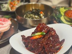 -草家酱蟹炭火烤肉店(珲春南路一店)