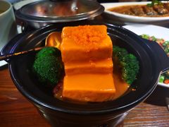 蟹籽包浆豆腐-时光乌托邦空中花园餐厅川味·融合菜(幸福广场店)