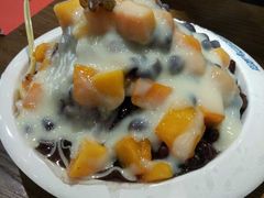 鲜芒果红豆炼乳刨冰-梁子刨冰王(鞍山西道店)