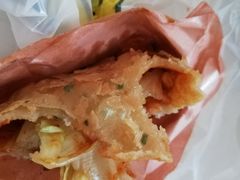 -小红车炸蛋葱油饼