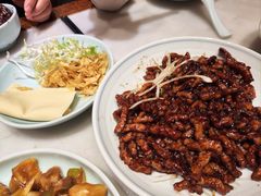 薄脆京酱肉丝-小吊梨汤·北京菜·烤鸭(鸟巢店)