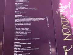 菜单-Cafe Norden