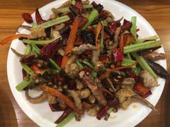 干煸鱿鱼须-陈傻子餐厅(世纪都会店)