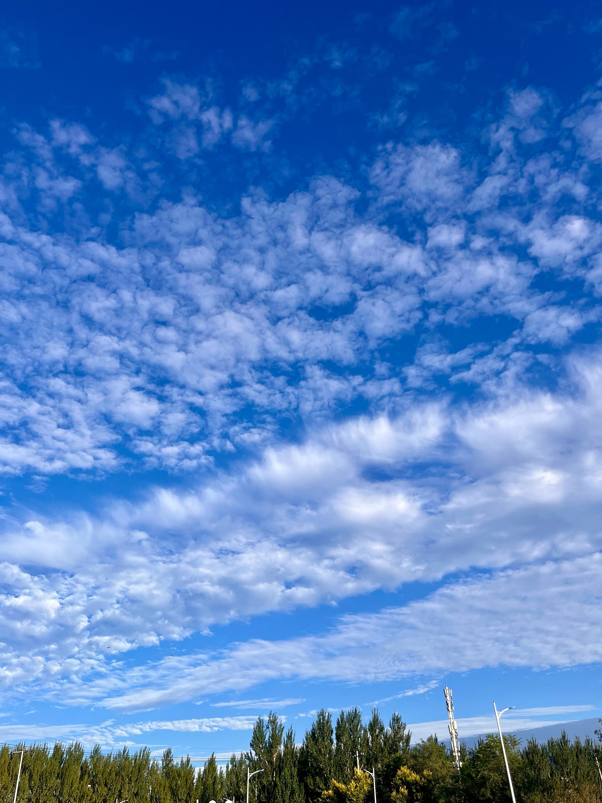 碧空如洗天空图片