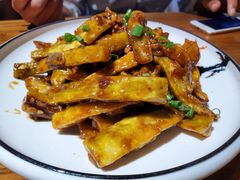 -东来菜馆•手抓海鲜家常菜•海鲜锅贴(鸽子窝店)