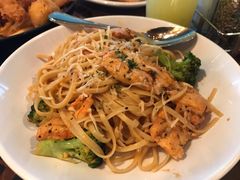 鸡肉辣橄榄油意面-阿甘虾餐厅(凌霄阁店)