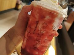 草莓轻乳酪星冰乐SCCRM-星巴克(嘉定中信泰富万达广场店)