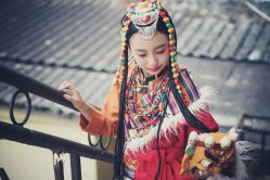 -后宫·古装汉服京剧儿童亲子全家福摄影