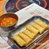 涮菜-油炸豆皮和春笋春卷不太推荐