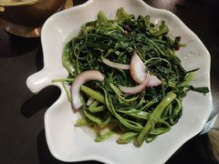 马拉盏炒通菜-大头虾越式风味餐厅(光明广场店)