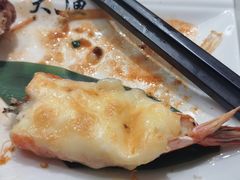 芝士开背虾-大渔铁板烧(花园道店)