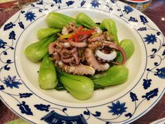 彩椒炒活八爪鱼-宁波状元楼酒店(和义路店)