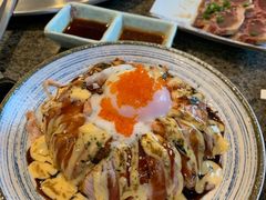 三文鱼流心熔岩饭-梦山水日本烧肉(五四广场店)