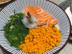 海胆三文鱼刺身饭-万岁寿司(万国店)