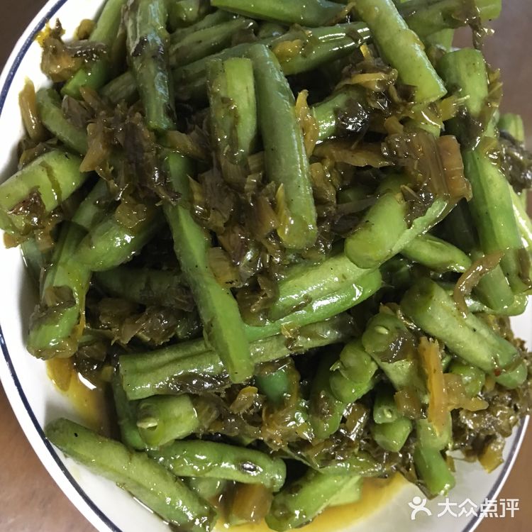 苏州人的家常菜之咸菜炒长豆角