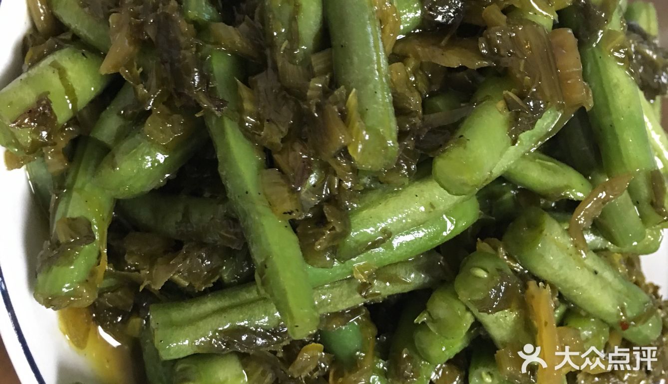 苏州人的家常菜之咸菜炒长豆角