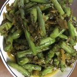 苏州人的家常菜之咸菜炒长豆角