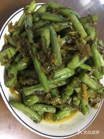 苏州人的家常菜之咸菜炒长豆角