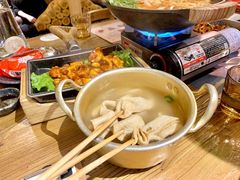 海鲜鱼饼汤-冰川延边料理·炭烤串(原小木屋店)