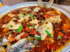 -东来菜馆•手抓海鲜家常菜•海鲜锅贴(鸽子窝店)