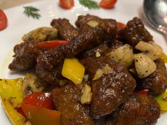 青芥香蒜牛肉粒-唐廊烤鸭店(工体店)