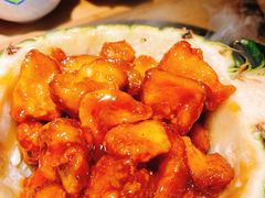 菠萝咕噜猴头菇-水木苼 蔬食料理
