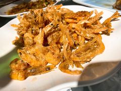 干炸河虾-天添纸包鸡家常菜