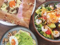 鸡蛋蘑菇熏肉荞麦可丽饼-RAC BAR(安福路店)