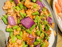 豆角肉沫烧茄子-上屿水产(鼓浪屿一店)