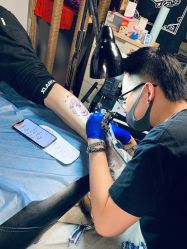 小腿-怪咖纹身刺青