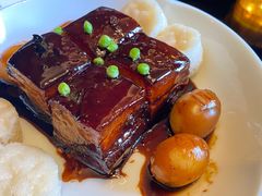 温泉鹌鹑蛋红烧肉-上海苏宁宝丽嘉酒店·嘉府壹号中餐厅