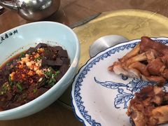 辣子蒜羊血-老磨油饼(高陵店)
