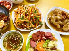 香肠炒鸡蛋-屋里家延边朝鲜族冷面(南园店)