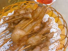 竹签猪颈肉-祈胜邨•顺德鱼生•顺德菜(容桂店)