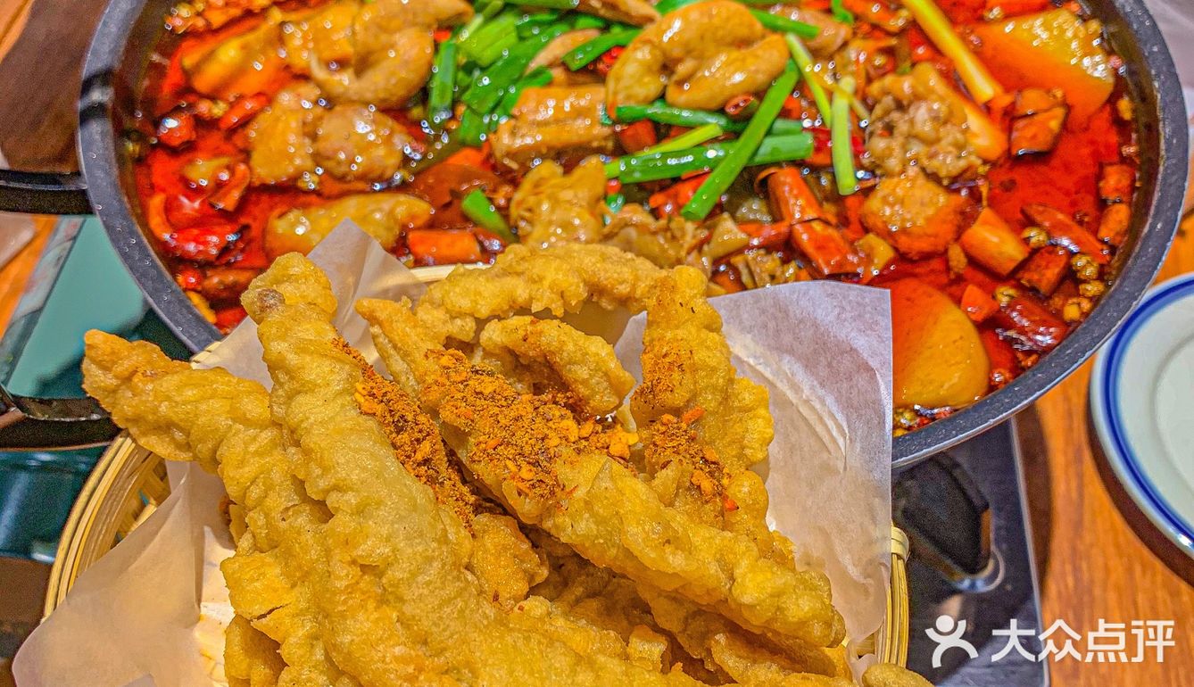 味道超正宗的“烧鸡公”，你知道嘛⁉️Q弹肥肠鸡简直停不下来