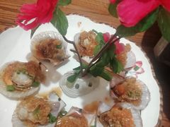 -东来菜馆•手抓海鲜家常菜•海鲜锅贴(鸽子窝店)