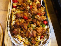 料理烤老味道鸡块-老东镇啤酒屋海鲜加工·蒸汽海鲜·海鲜烧烤(台东店)