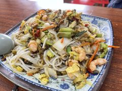 糟菜虾仁炒粉干-福州人铭小吃