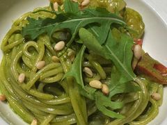 青汁虾仁意面-Primo·丽莫意大利窑烤披萨