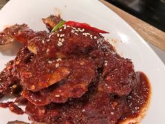 -草家酱蟹炭火烤肉店(珲春南路一店)