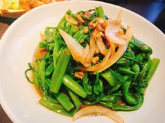 马拉盏炒通菜-大头虾越式风味餐厅(光明广场店)